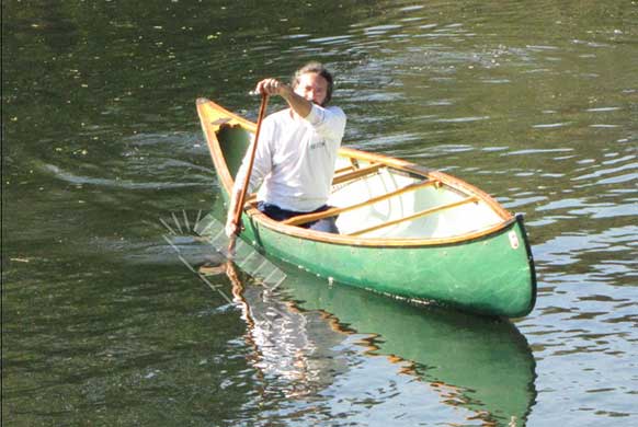 pagaiata indiana in solo canoa flavio mainardi